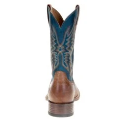 Ariat Men's Valor Ultra Dark Tan 11in. Rocky Blue Square Toe Boots -Western Cowboy Equipment Store 10034080 3