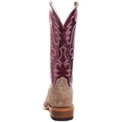 Ariat Women's Futurity Smokey Roughout/ Wine Patent 13 In Top Boot -Western Cowboy Equipment Store 10047069 03