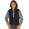 Boys Cinch Black Bonded Vest -Western Cowboy Equipment Store 113575 default l