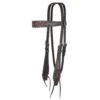 Circle Y Saddlery Dark Flash Arizona Flower Browband Headstall -Western Cowboy Equipment Store 132418 default l
