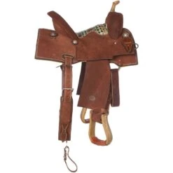 Nrs Competitors NRS Competitor Series Chocolate Youth Roughout Barrel Racing Saddle -Western Cowboy Equipment Store 1411897Y 21