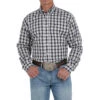Cinch Men's Purple Plaid Stretch Buttondown -Western Cowboy Equipment Store 145015 default l