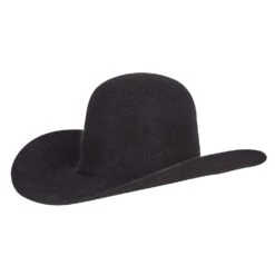 Western Cowboy Equipment Store 19 American Hats 20X Grizzly Black 4 1/4in. Brim Felt Cowboy Hat