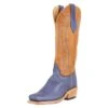 Rios Of Mercedes Men`s Olathe RR Royal Blue Wyoming 15` Vanilla Navajo Bison Top Cowboy Boot -Western Cowboy Equipment Store 151837 default l
