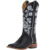 Macie Bean Women`s Black Eyed Susan Black Water Top Boot -Western Cowboy Equipment Store 153604 default l