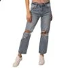 Dear John Denim Inc Women's Jodi Super High Rise Cropped Straight Jeans -Western Cowboy Equipment Store 155380 default l