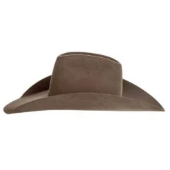 American Hats AHC 20X Pecan 5in. Brim Open Crown Felt Cowboy Hat -Western Cowboy Equipment Store 20XPECS5 51