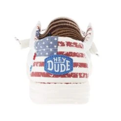 Heydude Men's Hey Dude Wally Patriotic Off White Casual -Western Cowboy Equipment Store 40001 1K1 04