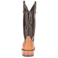 Anderson Bean NRS Ride Ready Women's Cognac Mad Dog Full Quill Ostrich Boots -Western Cowboy Equipment Store 4076M 3