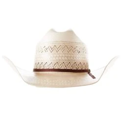 American Hats AHC 6900 Racher Drilex 2 Cord Chocolate Band 4 1/4in. Brim Straw Cowboy Hat -Western Cowboy Equipment Store 6900RC2CCHOC42 4