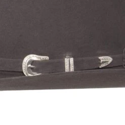 American Hats 7X Steel 4 /4in. Brim Open Crown Felt Cowboy Hat -Western Cowboy Equipment Store 7XSTES42 4