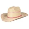 Atwood Hats Pink Pinto Palm Leaf Kid's Hat -Western Cowboy Equipment Store 95355 default l