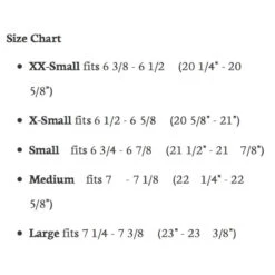 Resistol Ridesafe Felt Cowboy Hat -Western Cowboy Equipment Store HFRIDE 02407 size 20chart