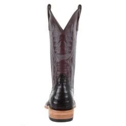 Macie Bean Boots Women`s Top Hand Black Caiman Cowgirl Boot -Western Cowboy Equipment Store M2002 4