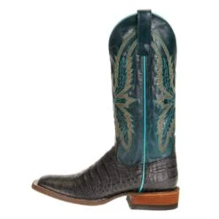 Macie Bean Boots Women's Bite In Shining Armour Turquoise Top Boot -Western Cowboy Equipment Store M9141 2