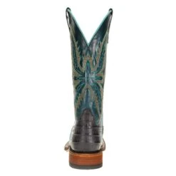 Macie Bean Boots Women's Bite In Shining Armour Turquoise Top Boot -Western Cowboy Equipment Store M9141 3