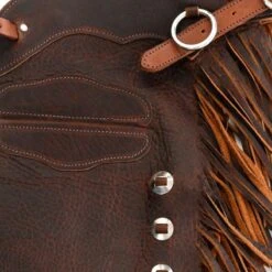 NRS Ranch Hand Brown Oiled Chinks -Western Cowboy Equipment Store NRS BCOT 2