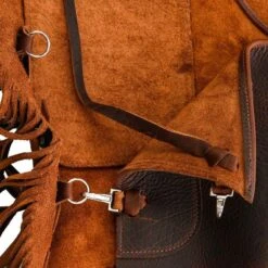 NRS Ranch Hand Brown Oiled Chinks -Western Cowboy Equipment Store NRS BCOT 4