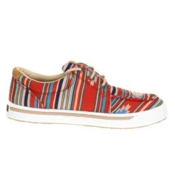 Twisted X Men's Hooey Exclusive Red Fiesta Aztec Loper Casual Shoe -Western Cowboy Equipment Store SMUMHYC04 4