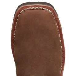 Justin Boots Women's Cottonwood Hickory Brown Square Toe 17in Tall Snake Boot -Western Cowboy Equipment Store SN6914 04