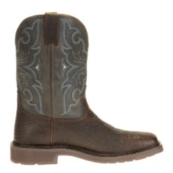 Justin Boots Men's Stampede H20 Amarillo 11in. Slate Embossed Top Soft Toe Work Boot -Western Cowboy Equipment Store WK4312 5